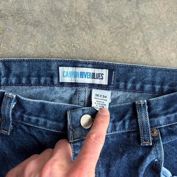 2000s dark wash denim jeans - Picture 5 of 5